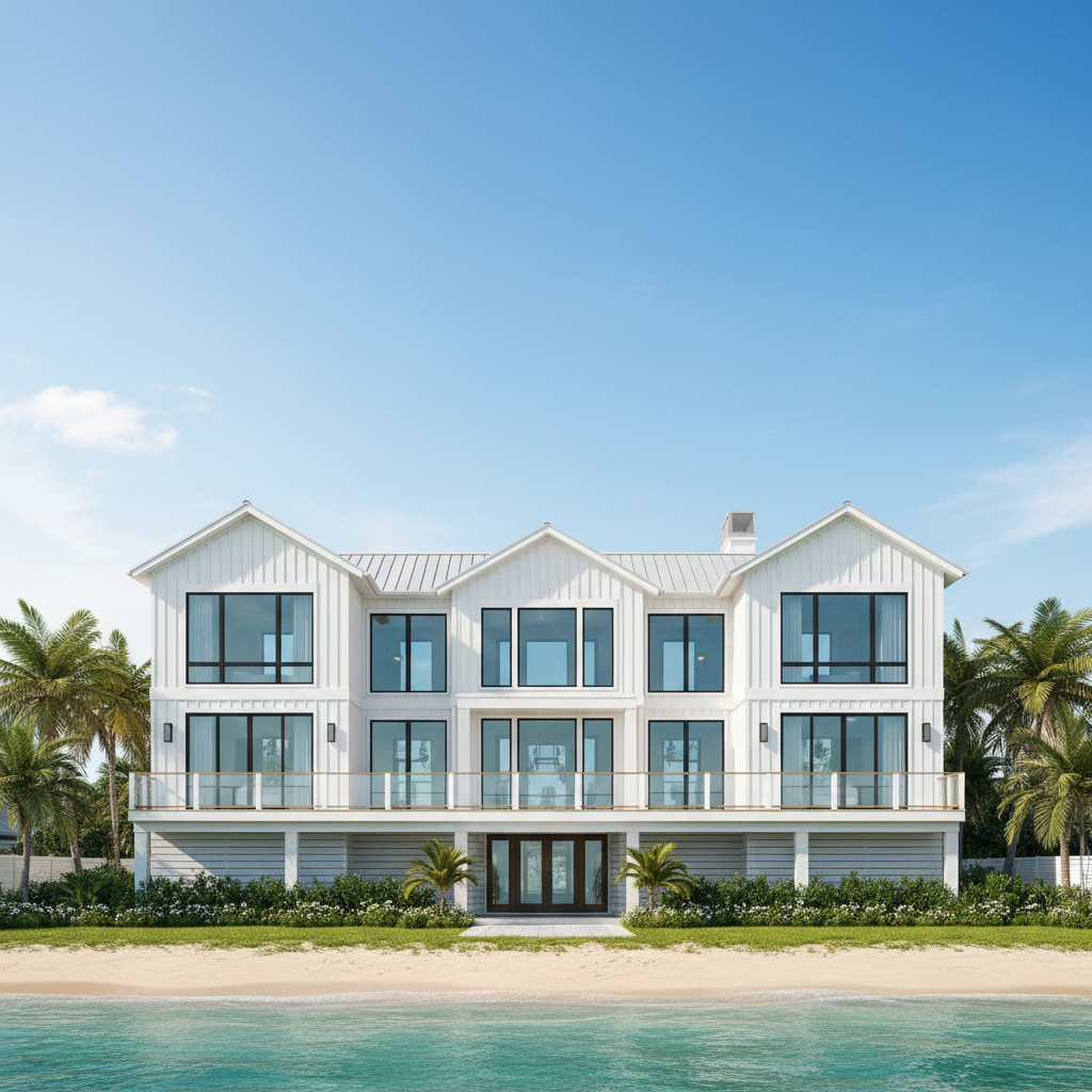 New construction home at 5407 Long Beach Blvd, Harvey Cedars